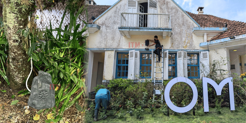 5Loa cho nha hang san vuon