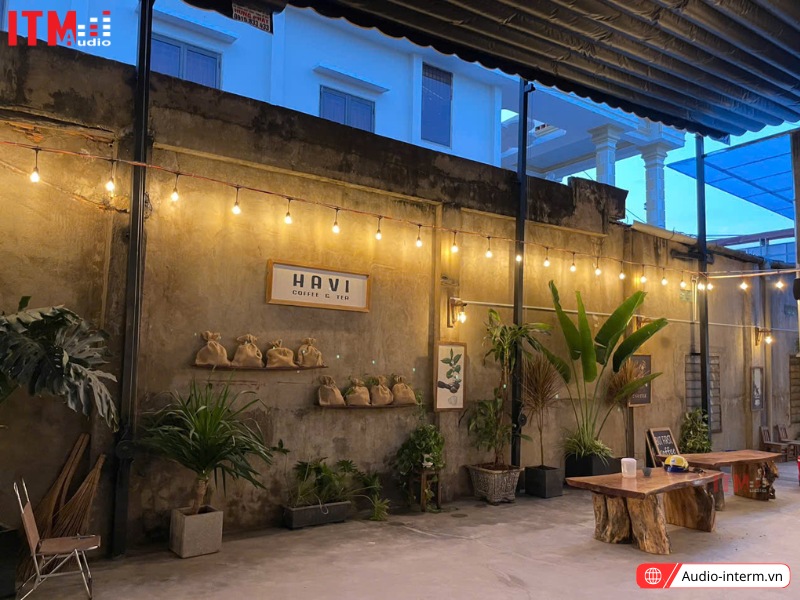 lắp đặt hệ thống âm thanh quán cà phê 3