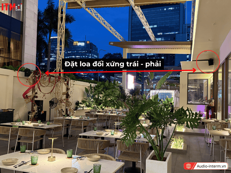 bố trí loa cho nhà hàng (1)
