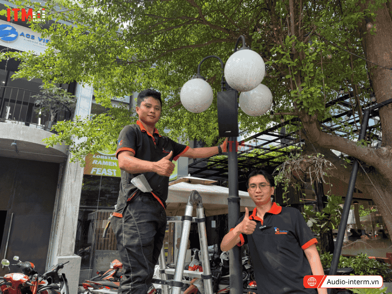 lắp đặt âm thanh cho quán cafe (11)