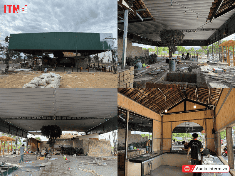 dàn âm thanh cho nhà hàng không gian mở (1)