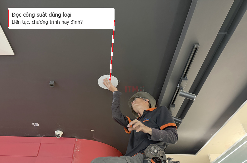 Công suất định mức là thông số cần đối chiếu trước khi lắp loa.