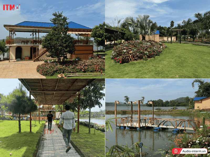 dàn âm thanh quán cafe sân vườn (1)