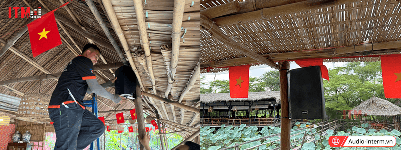 loa nghe nhạc cho nhà hàng sen nam bộ (6)