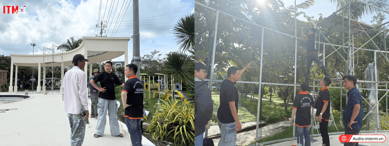 lắp đặt loa cho nhà hàng tại long an