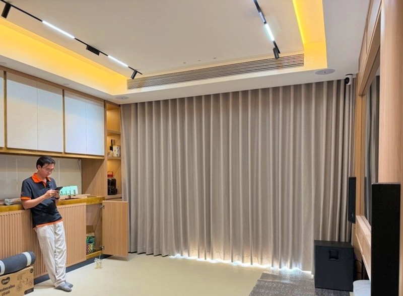 Kiểm tra hệ thống ngay trong phòng sử dụng tại Waterina Suites trước khi chốt mức phát.