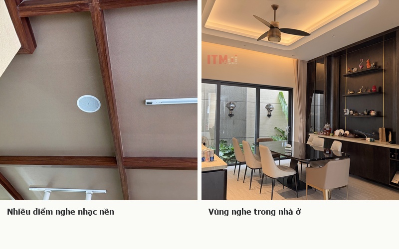 Không gian nhiều điểm nghe và phòng khách có nhu cầu bố trí khác nhau
