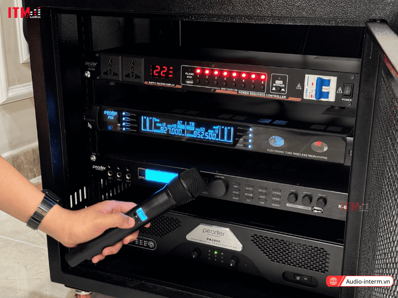 micro không dây hát karaoke pearller p24